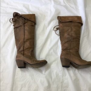 Rocket Dog Brown Heeled Boots